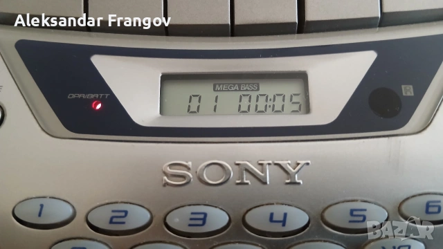 SONY CFD - S250L cd radio cassette recorder, снимка 14 - Радиокасетофони, транзистори - 55055594