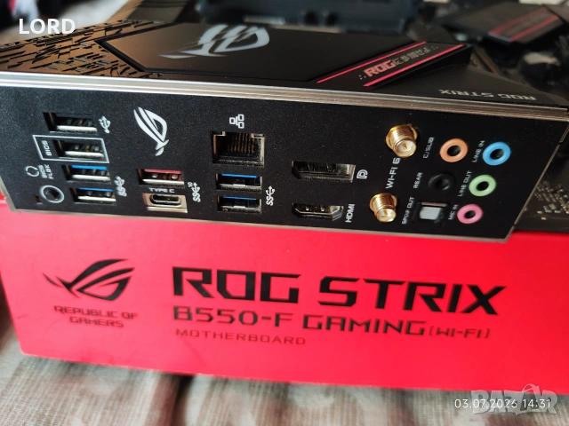 Комплект Ryzen 7 5800X, Asus Rog Strix B550F Gaming WiFi, RAM 32GB DDR4 3200, снимка 7 - Процесори - 55147330