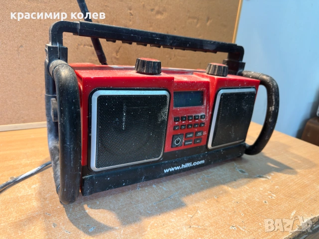 строително радио "HILTI"/USB ,SD,AUX/, снимка 5 - Радиокасетофони, транзистори - 55018223