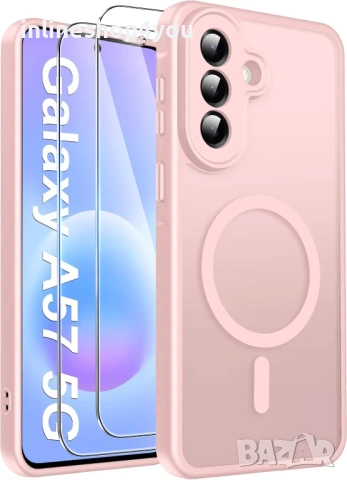 Матов MAGSAFE Кейс за Samsung Galaxy A57 / A37, снимка 5 - Калъфи, кейсове - 54361736