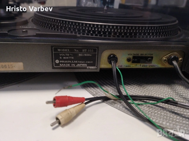 Hitachi HT-355, снимка 2 - Грамофони - 54150390