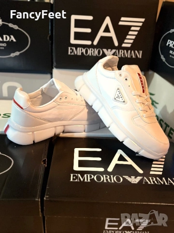Prada мъжки спортни обувки, снимка 5 - Маратонки - 54445427