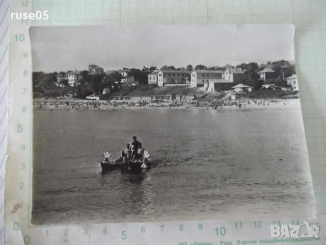 Картичка "Обзор - Изглед от плажа" стара