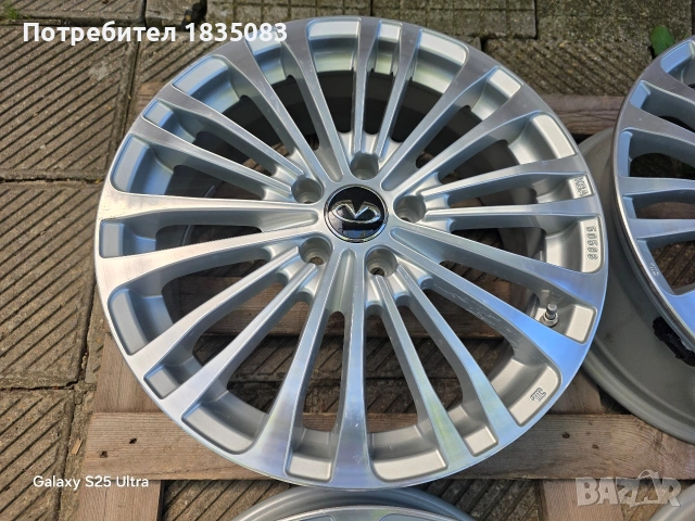 Лети джанти 18ки 5х112 Infiniti, снимка 4 - Гуми и джанти - 54478422
