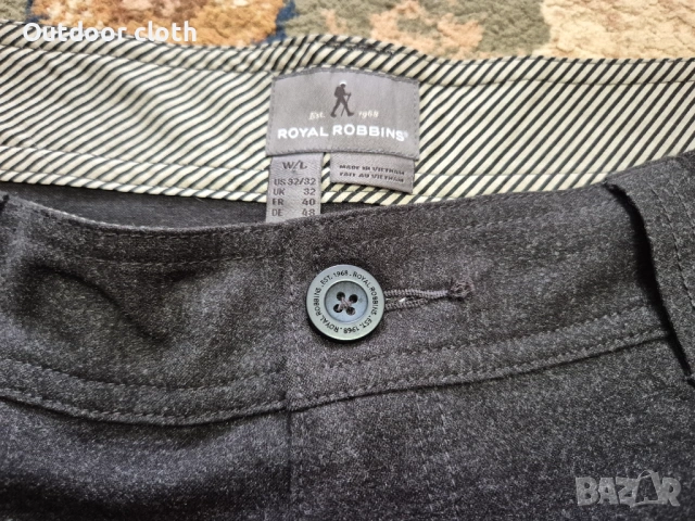 Royal Robbins техничен панталон туризъм бушкрафт риболов лов , снимка 8 - Панталони - 54889652
