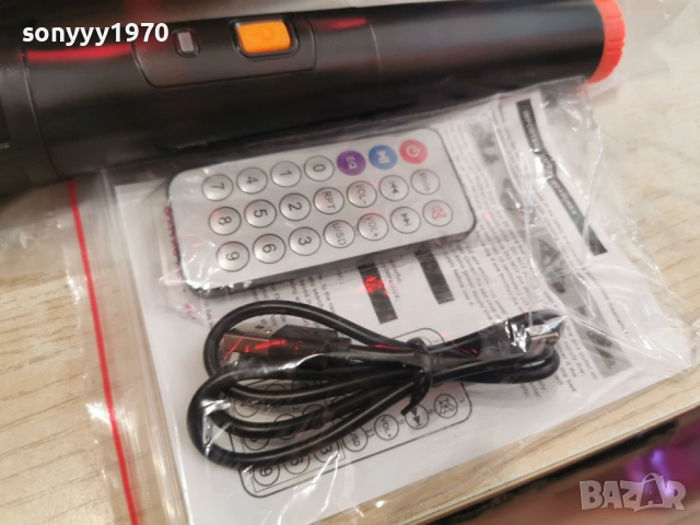 ТОНКОЛОНА С БЛУТУТ МИКРОФОН И ДИСТАНЦИЯ 0205261725, снимка 8 - Bluetooth тонколони - 54390465