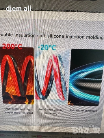 Супер мек силикон с 0.1мм-0.3мм тънки  за измерване на SMD елементи подходящ за ремонт на телефони п, снимка 6 - CAT - 54064795