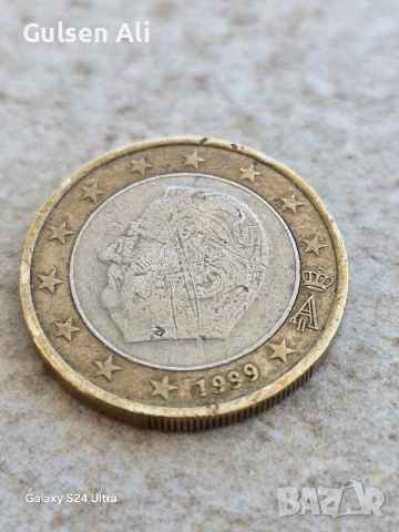 Монета 1 € Белгия 1999