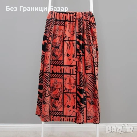 Ново Fortnite меко одеяло 100x150 см гейминг дизайн меко топло с герои за фенове идеален подарък, снимка 2 - Олекотени завивки и одеяла - 54561472