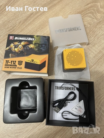 Оригинална Безжична Тонколона Transformers Bumblebee TF-Y12 (Водоустойчива, Bluetooth 5.4)