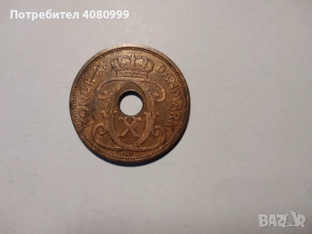 Дания 5 йоре 1935, снимка 2 - Нумизматика и бонистика - 54381932