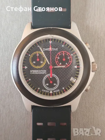 Швейцарски часовник-SwissTime, снимка 2 - Мъжки - 55510482