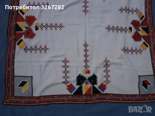 Покривка,Ръчно Везана,Кюстендилски Край, снимка 3 - Антикварни и старинни предмети - 54838710
