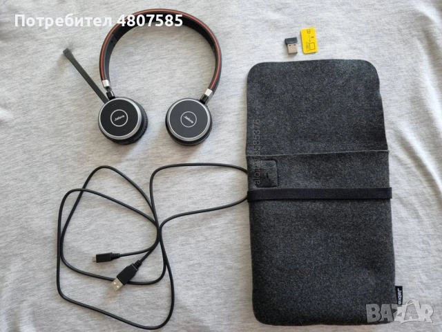 Продавам слушалки Jabra EVOLVE 40 MS/UC Duo USB