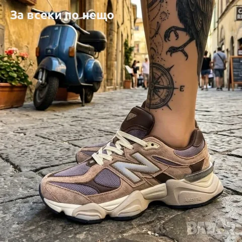 New Balance 9060 „Aged Purple & Taupe“ Дамски Маратонки С Кутия👟Дамски Спортни Обувки Код S461, снимка 3 - Маратонки - 55623326