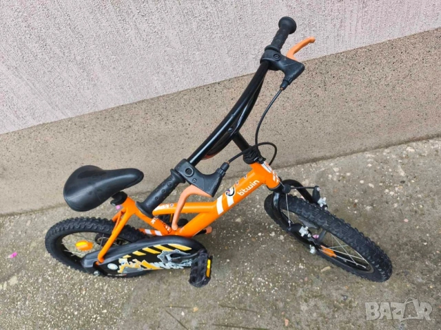 Детски велосипед 16 цола Btwin, снимка 4 - Детски велосипеди, триколки и коли - 54660645