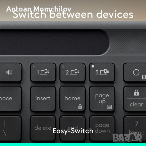 Соларна клавиатура Logitech K980 Bluetooth Logi Bolt, снимка 4 - Клавиатури и мишки - 55178669