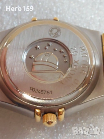 Дамски часовник Омега( Omega Constellation) злато 18к и стомана,механизъм кварц, снимка 6 - Мъжки - 54367708