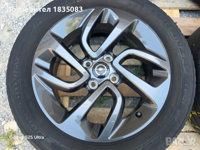 Лети джанти 16ки 4х108 Opel, Peugeot, Citroen + летни гуми 195/60/16 Bridgestone, снимка 5 - Гуми и джанти - 55093158