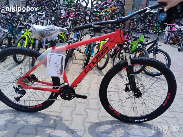 CROSS Велосипед 27.5" GRX 8 червен, снимка 2 - Велосипеди - 54645607