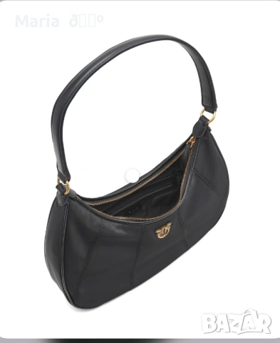 Дамска чанта PINKO HALF MOON CLASSIC, снимка 4 - Чанти - 54228221