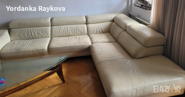Подарявам ъглов диван от естествена кожа, снимка 4 - Дивани и мека мебел - 54793365