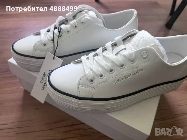 Кецове Calvin Klein jeans , снимка 4 - Кецове - 55320378