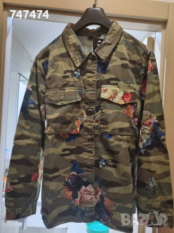 Камуфлажна риза, тип дънкова ХЛ, снимка 6 - Ризи - 54051843