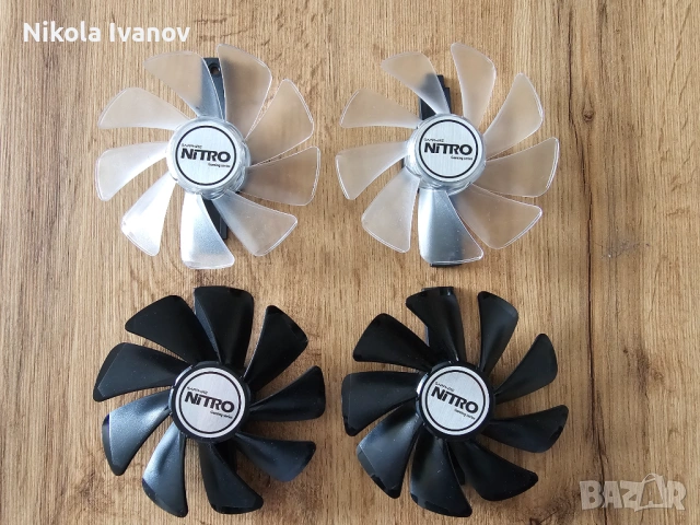 Нови вентилатори за Sapphire Nitro+ RX 590 / 580 / 570 / 480 / 470 | 95mm|CF1015H12D|светещи и черни