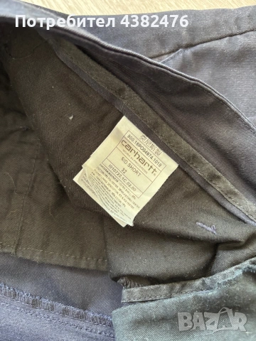 Тъмносини Carhartt шорти, снимка 4 - Къси панталони - 55144481