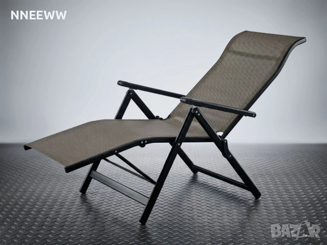 Сгъваем Градински Стол- 7 позиции, до 160кг. , снимка 5 - Градински мебели, декорация  - 53952357