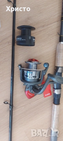 Нов спининг к-т от карбонова въдица с макара влакно и примамки , снимка 4 - Въдици - 54023626