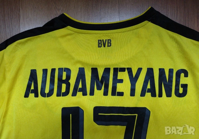 BVB Borussia Dortmund # 17 Aubameyang - футболна тениска на Борусия Дортмунд, снимка 2 - Футбол - 55124279