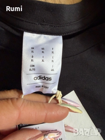 Нова оригинална мъжка тениска  Adidas Big Logo Essentials! XL, снимка 4 - Тениски - 54722408