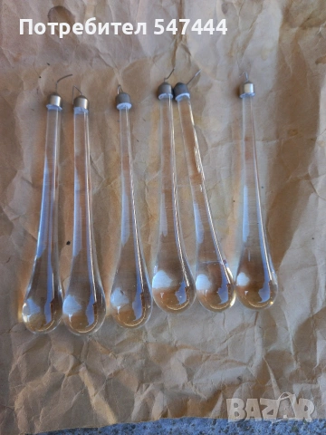 Кристални сълзи, снимка 2 - Вази - 54326767