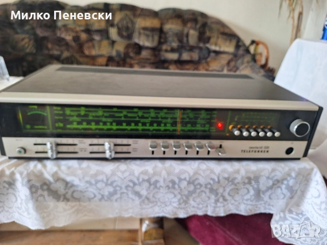 TELEFUNKEN CONCERTINO HI FI 3520 VINTAGE STEREO RECEIVAR.MADE IN WEST GERMANI.