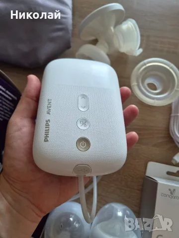 Електрическа помпа за кърма с батерия Philips Avent Premium с оставаща гаранция 1 година, снимка 2 - Помпи за кърма - 55545469