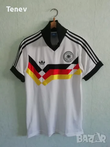 Germany 1988-1990-1991 Adidas originals trefoil ретро оригинална тениска фланелка Германия 