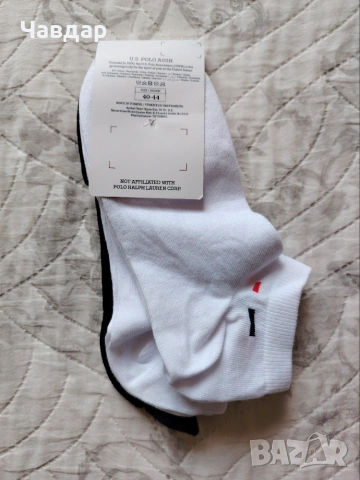 Къси чорапи U.S. POLO ASSN - размер 40-44, снимка 3 - Мъжки чорапи - 55100129