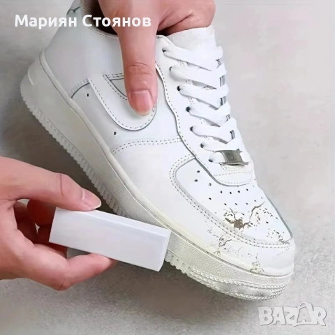 Гума за почистване на обувки маратонки Crep protect Eraser за петна велур кожа подметки бели, снимка 7 - Спортни обувки - 54766963