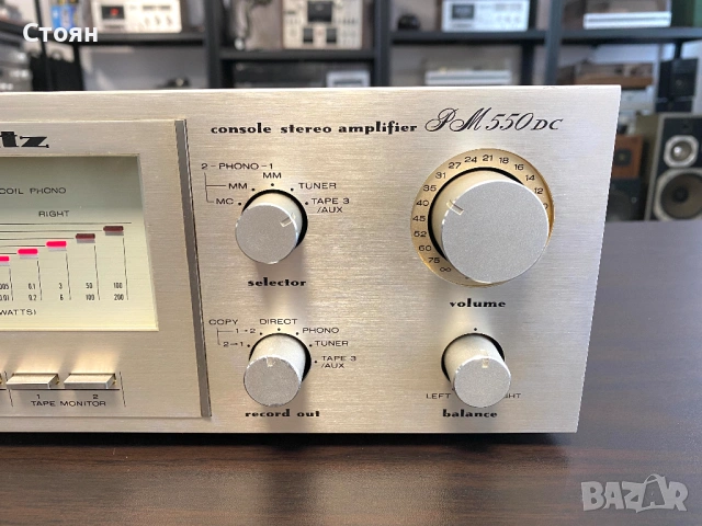 Vintage усилвател Marantz, снимка 4 - Ресийвъри, усилватели, смесителни пултове - 54080530