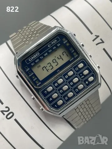 Часовник CASIO C-701, снимка 5 - Антикварни и старинни предмети - 55492149