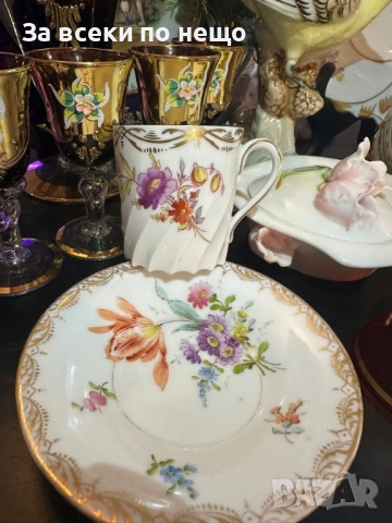 Dresden Silesia Germany от бранда “Porzellanfabrik Hermann Ohme” Код P2132 , снимка 5 - Антикварни и старинни предмети - 54159468