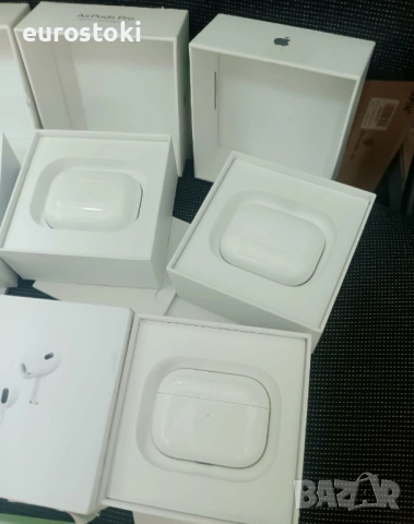 ЛОТ ОТ 5 БРОЯ безжични слушалки Apple AirPods Pro, ОРИГИНАЛЕН продукт Apple, всички с леки следи 