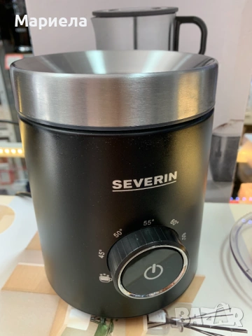 Индукционен пенообразувател за мляко Severin SM 3586 Spuma 700, 500 W, Черен/Сребрист