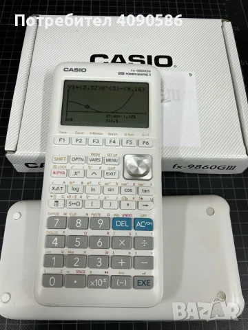 Casio FX-9860GIII Графичет калкулатор с python като нов, снимка 6 - Друга електроника - 54456564