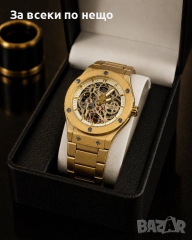 Hublot Мъжки Луксозен Часовник С Автоматичен Механизъм С Кутия Код Gentlemen Legacy48