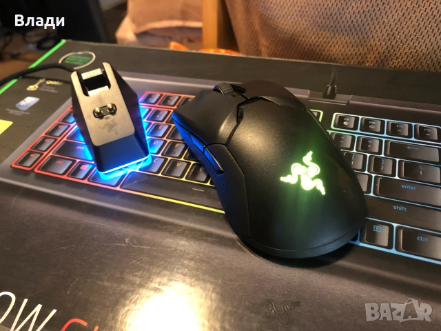 Razer Viper Ultimate безжична мишка, снимка 3 - Клавиатури и мишки - 54971859