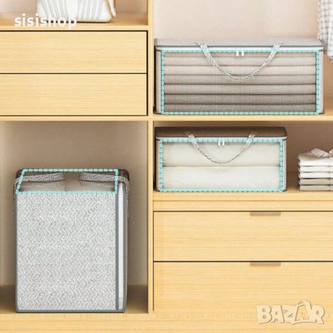 Сгъваема кутия за съхранение с голям капацитет 4871, снимка 3 - Други стоки за дома - 53994767