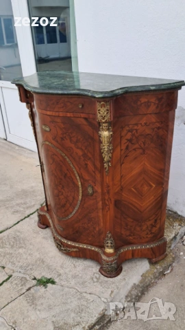 Шкаф ретро с мрамор Империя, снимка 3 - Шкафове - 53996023